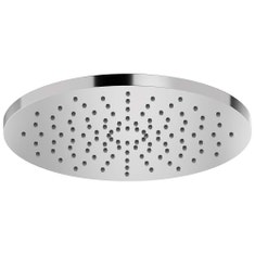 Immagine di Nobili Soffione rotondo da Ø 25 cm. in ABS, a snodo, finitura cromo AD139/143CR