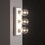 Immagine di Flaminia MAKE-UP portalampada da parete o soffitto in ceramica a 3 luci, colore bianco finitura lucido MKLP