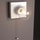 Flaminia MAKE-UP portalampada da parete in ceramica a 1 luce, colore bianco finitura lucido MKL17
