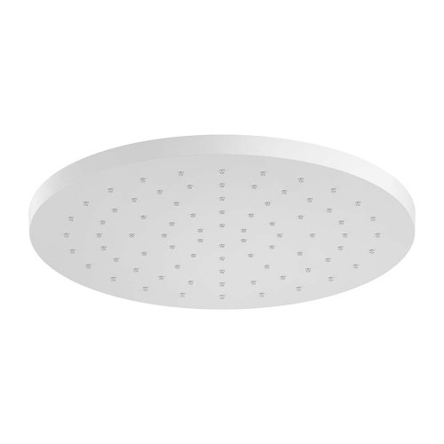 Immagine di Nobili SHOWER soffione a snodo rotondo da Ø 25 cm. in ottone, finitura polar white AD139/142WM