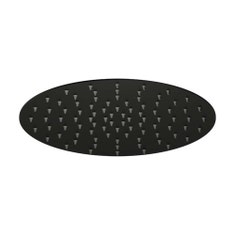 Immagine di Nobili SHOWER soffione rotondo da Ø 25 cm. in acciaio inox, a snodo, colore mora finitura opaco AD139/121BM