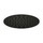Nobili SHOWER soffione rotondo da Ø 25 cm. in acciaio inox, a snodo, colore mora finitura opaco AD139/121BM