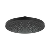 Immagine di Nobili SHOWER soffione a snodo rotondo da Ø 20 cm. in ottone, colore mora finitura opaco AD139/112BM