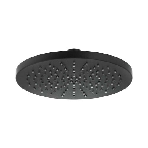 Immagine di Nobili SHOWER soffione a snodo rotondo da Ø 20 cm. in ottone, colore mora finitura opaco AD139/112BM