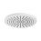 Immagine di Nobili SHOWER soffione a snodo rotondo da Ø 20 cm. in ottone, finitura polar white AD139/112WM