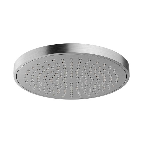 Immagine di Nobili SHOWER soffione a snodo rotondo da Ø 13 cm. in ABS, finitura inox spazzolato AD139/140IX