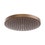 Immagine di Nobili SHOWER soffione a snodo rotondo da Ø 13 cm. in ABS, colore tabacco finitura opaco AD139/140TA