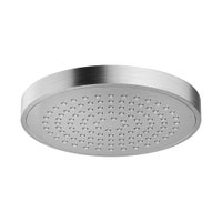 Immagine di Nobili SHOWER soffione a snodo rotondo da Ø 10 cm. in ABS, finitura inox spazzolato AD139/141IX