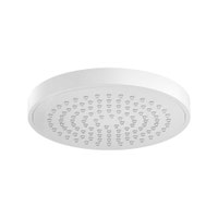 Immagine di Nobili SHOWER soffione a snodo rotondo da Ø 10 cm. in ABS, finitura polar white AD139/141WM