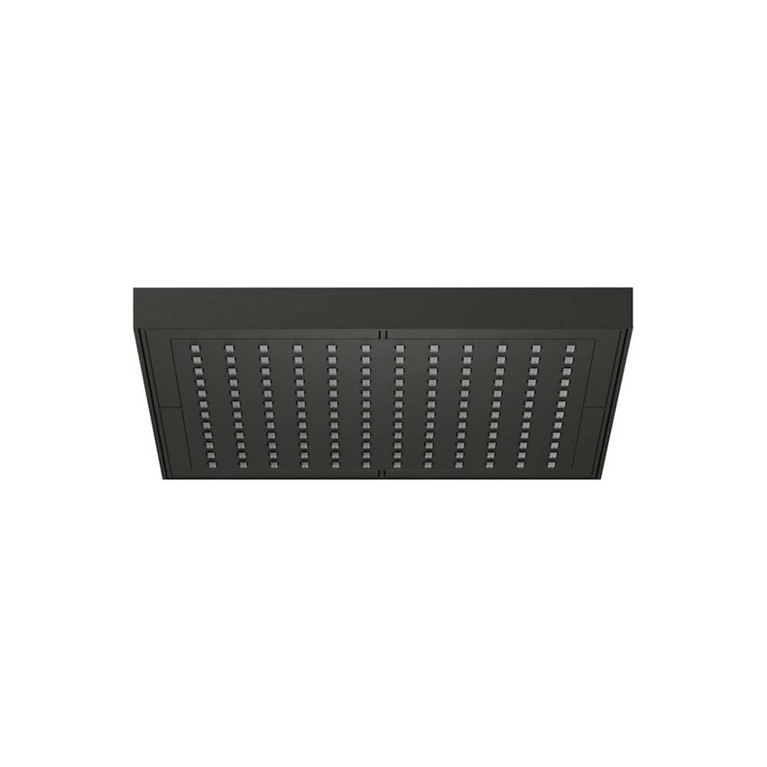 Immagine di Nobili SHOWER soffione a snodo quadrato 20 x 20 cm. in ABS, colore mora finitura opaco AD139/17CBM