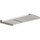 Nobili SHOWER soffione doccia rettangolare a parete, 59.3 x 27 cm. in acciaio inox, 2 vie, finitura inox spazzolato AD139/130IX