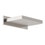 Immagine di Nobili SHOWER bocca a cascata per doccia, a parete, finitura inox spazzolato AV00156/9IX