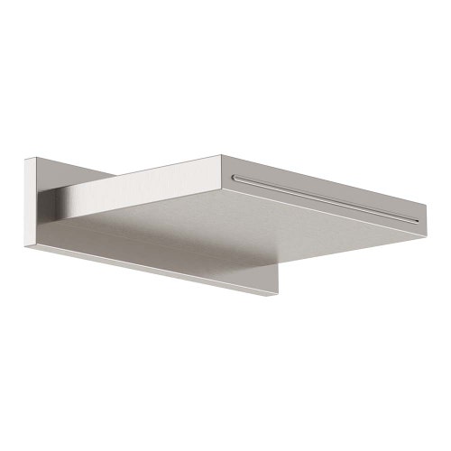 Immagine di Nobili SHOWER bocca a cascata per doccia, a parete, finitura inox spazzolato AV00156/9IX