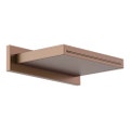 Immagine di Nobili SHOWER bocca a cascata per doccia, a parete, colore tabacco finitura opaco AV00156/9TA