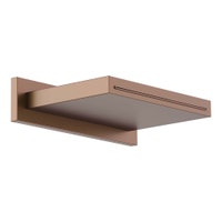 Immagine di Nobili SHOWER bocca a cascata per doccia, a parete, colore tabacco finitura opaco AV00156/9TA