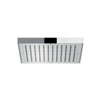Immagine di Nobili SHOWER soffione a snodo quadrato 20 x 20 cm. in ABS, finitura cromo e grigio AD139/17CCR