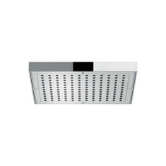Immagine di Nobili SHOWER soffione a snodo quadrato 20 x 20 cm. in ABS, finitura cromo e grigio AD139/17CCR