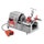 Ridgid 535M Filettatrice 230 V con mandrino a martello, filettatura NPT da 1/2"-2", dotata di testa portapettini 811A, set di pettini da 1/2"-3/4" e 1"-2", tagliatubo 820 e alesatore 341 96507