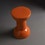 Immagine di Flaminia ROCCHETTO sgabello/tavolino in ceramica Ø 30 cm, colore arancione finitura lucido RCTARA