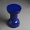 Immagine di Flaminia ROCCHETTO sgabello/tavolino in ceramica Ø 30 cm, colore blu finitura lucido RCT