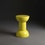Immagine di Flaminia ROCCHETTO sgabello/tavolino in ceramica Ø 30 cm, colore giallo finitura lucido RCTGIA