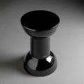 Immagine di Flaminia ROCCHETTO sgabello/tavolino in ceramica Ø 30 cm, colore nero finitura lucido RCTNER