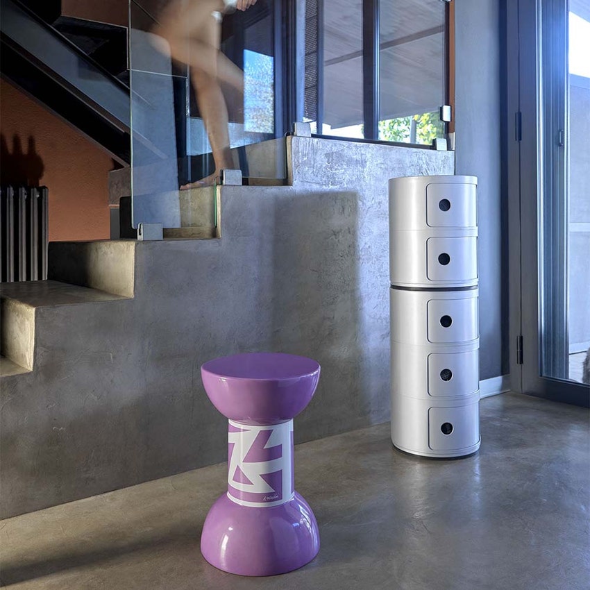 Immagine di Flaminia ROCCHETTO sgabello/tavolino in ceramica Ø 30 cm, decoro 02 RCTD02