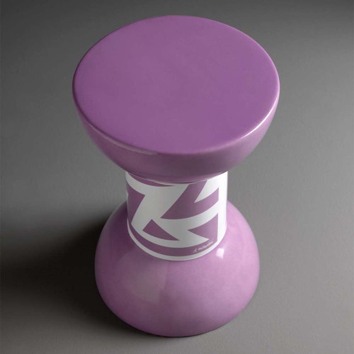 Immagine di Flaminia ROCCHETTO sgabello/tavolino in ceramica Ø 30 cm, decoro 02 RCTD02