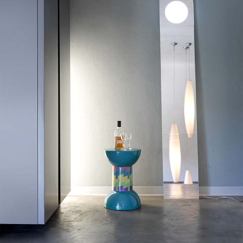 Immagine di Flaminia ROCCHETTO sgabello/tavolino in ceramica Ø 30 cm, decoro 03 RCTD03
