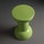 Flaminia ROCCHETTO sgabello/tavolino in ceramica Ø 30 cm, colore verde finitura lucido RCTVER