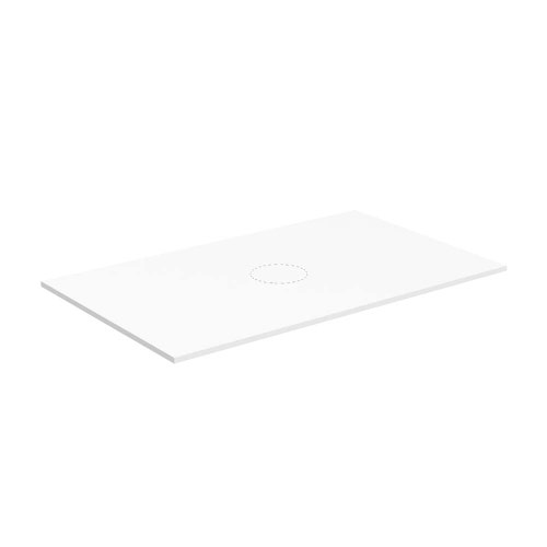 Immagine di Flaminia CUBIKA top di copertura L.50 P.51 cm, colore bianco finitura opaco CKPR51LBK050