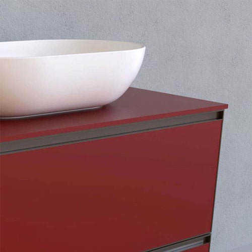 Immagine di Flaminia CUBIKA top di copertura L.50 P.51 cm, colore bianco finitura opaco CKPR51LBK050