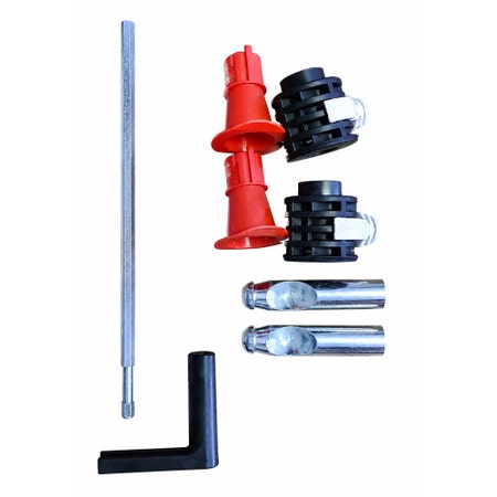 Immagine di Flaminia Kit di fissaggio a parete nascosto per vaso e bidet sospesi ASTRA, IO 2.0, MONO, VOLO, BONOLA, APP, EFI, FLAG e FLUO 9008