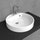 Flaminia TWIN SET 52 lavabo 52 cm da incasso, monoforo, con troppopieno, colore bianco finitura lucido 5055