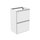 Flaminia CUBIKA base portalavabo L.50 P.37 cm a terra, con 2 cassetti, senza top, colore bianco finitura opaco CKD906LBK