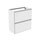 Flaminia CUBIKA base portalavabo L.70 P.37 cm a terra, con 2 cassetti, senza top, colore bianco finitura opaco CKD912LBK