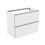 Immagine di Flaminia CUBIKA base portalavabo L.95 P.50 cm a terra, con 2 cassetti, senza top, colore bianco finitura opaco CKD751LBK