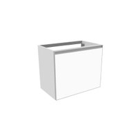 Immagine di Flaminia CUBIKA base portalavabo L.60 P.37 cm sospesa, con 1 cassetto, senza top, colore bianco finitura opaco CKD800LBK