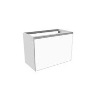 Immagine di Flaminia CUBIKA base portalavabo L.70 P.37 cm sospesa, con 1 cassetto, senza top, colore bianco finitura opaco CKD875LBK