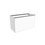 Immagine di Flaminia CUBIKA base portalavabo L.85 P.37 cm sospesa, con 1 cassetto, senza top, colore bianco finitura opaco CKD878LBK