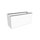 Flaminia CUBIKA base portalavabo L.105 P.37 cm sospesa, con 1 cassetto, senza top, colore bianco finitura opaco CKD892LBK