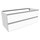Flaminia CUBIKA base portalavabo L.120 P.50 cm sospesa, con 2 cassetti, senza top, colore bianco finitura opaco CKD949LBK