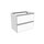 Flaminia CUBIKA base portalavabo L.60 P.37 cm sospesa, con 2 cassetti, senza top, colore bianco finitura opaco CKD938LBK