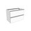 Immagine di Flaminia CUBIKA base portalavabo L.70 P.37 cm sospesa, con 2 cassetti, senza top, colore bianco finitura opaco CKD808LBK