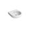 Immagine di Flaminia PASS 50 lavabo 50 cm da appoggio o sospeso, con troppopieno, colore bianco finitura lucido PS50L