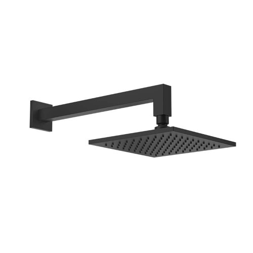 Immagine di Gessi EMPORIO SHOWER soffione anticalcare a parete orientabile, colore nero finitura opaco 47376#299