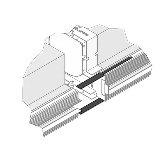 Immagine di Air Control kit di continuità per plenum doppia feritoia PS2F KIT-PS