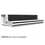 Immagine di Air Control Plenum doppia feritoia a scomparsa H 50, versione muratura profilo bianco 600x50 mm,un attacco Ø150, configurazione attacchi posteriore PS2F-MB-600X50-1A-P
