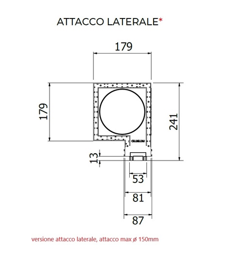 Immagine di Air Control Plenum doppia feritoia a scomparsa H 50, versione cartongesso profilo bianco 600x50 mm,un attacco Ø150, configurazione attacchi laterale PS2F-CB-600X50-1A-L