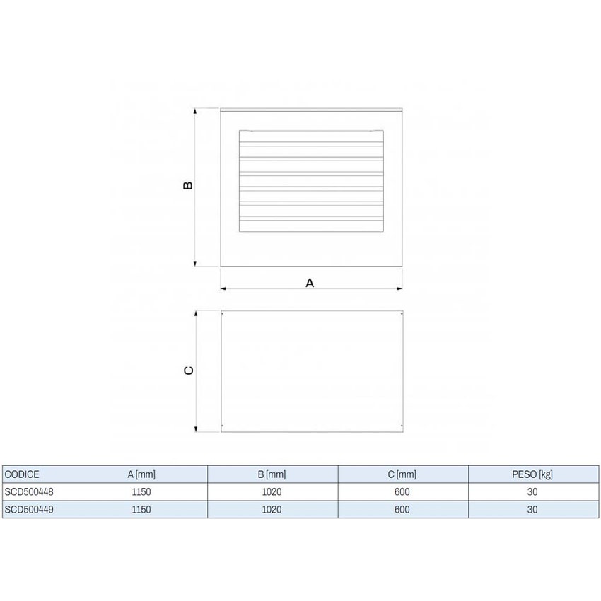 Immagine di Tecnosystemi TS-COVER SILENT FLOOR protezione estetica insonorizzata per unità esterne a pavimento, colore avorio SCD500448